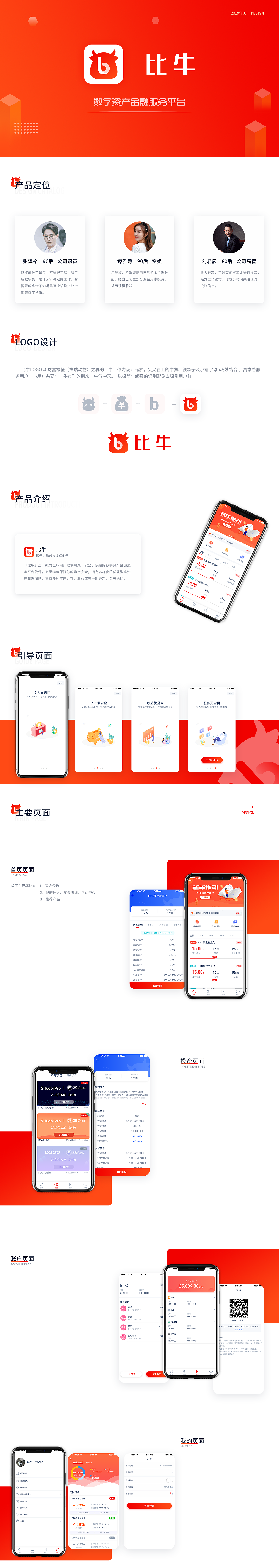 「比牛」UI DESIGN（图ZMTU4NTM5Njk2） - APP界面 - 站酷设计师徐要补补钙原创素材 - 站酷ZCOOL