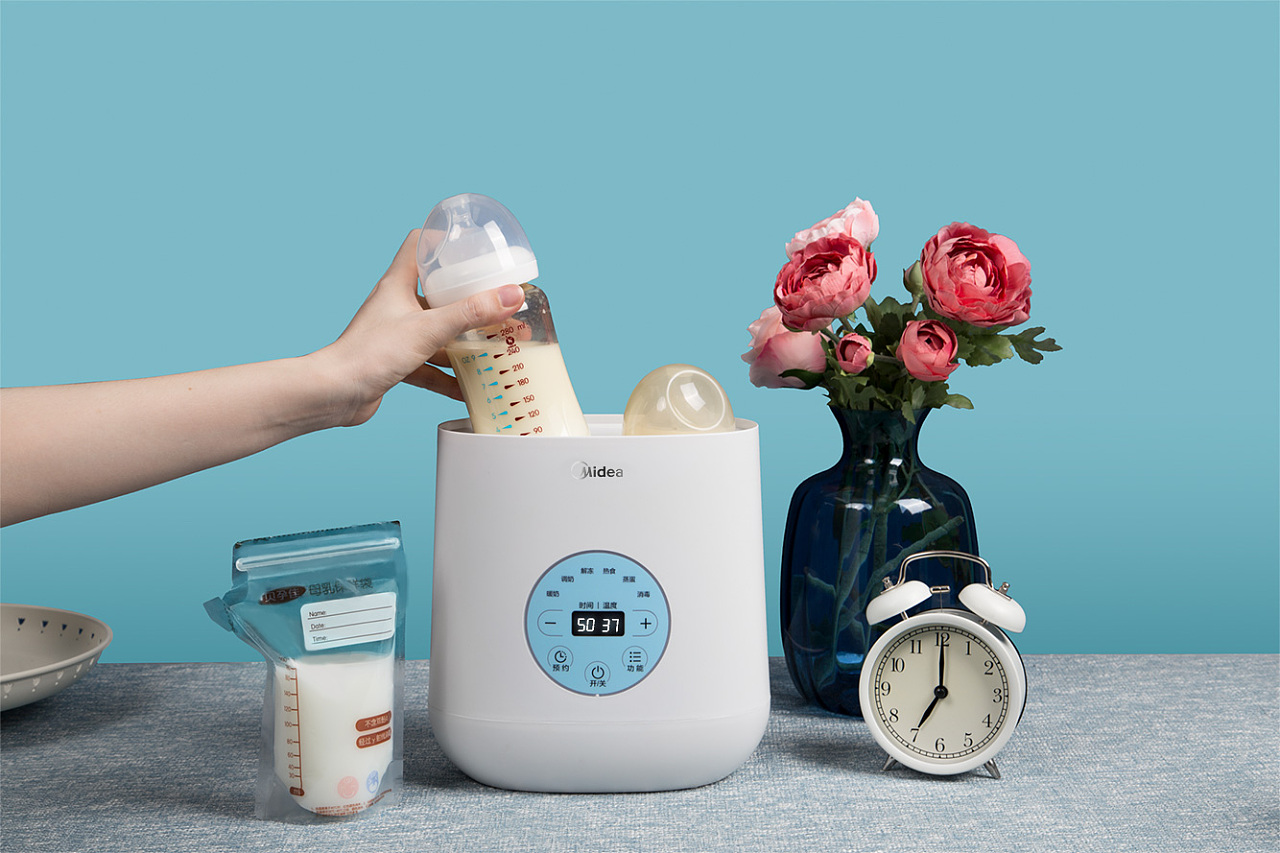 美的暖奶器/温奶器详情优化