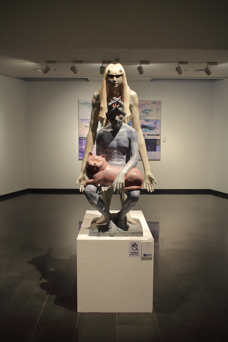 作品：奇怪人类图鉴
作者：王圣麟<br>导师：赵萌<br>系别：雕塑系