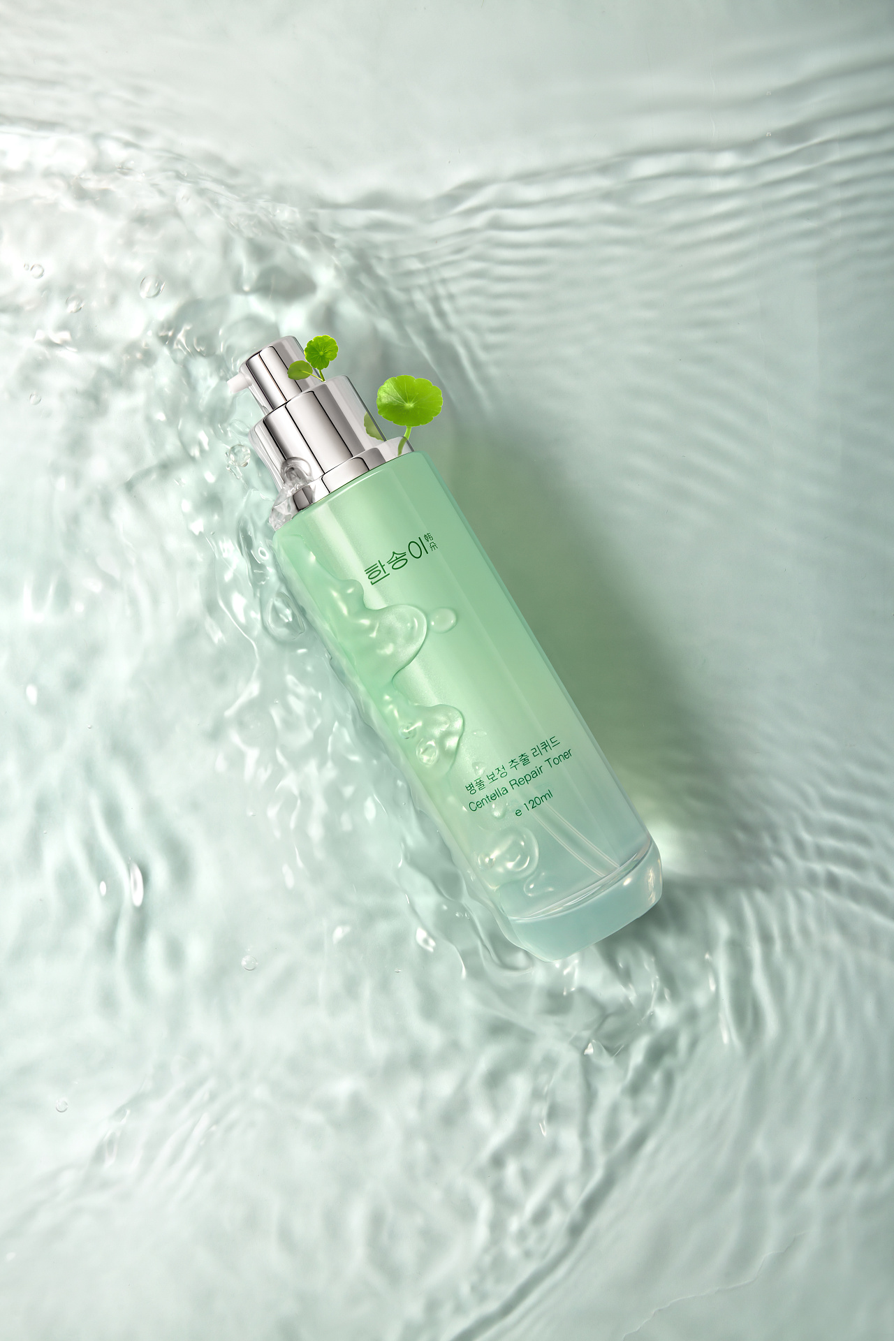 积雪草水乳产品拍摄