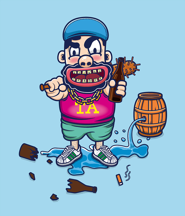 麻秋秋插画百图展001（图ZNTk1NTU4MDQ=） - 创作习作 - 站酷设计师麻秋秋123原创素材 - 站酷ZCOOL