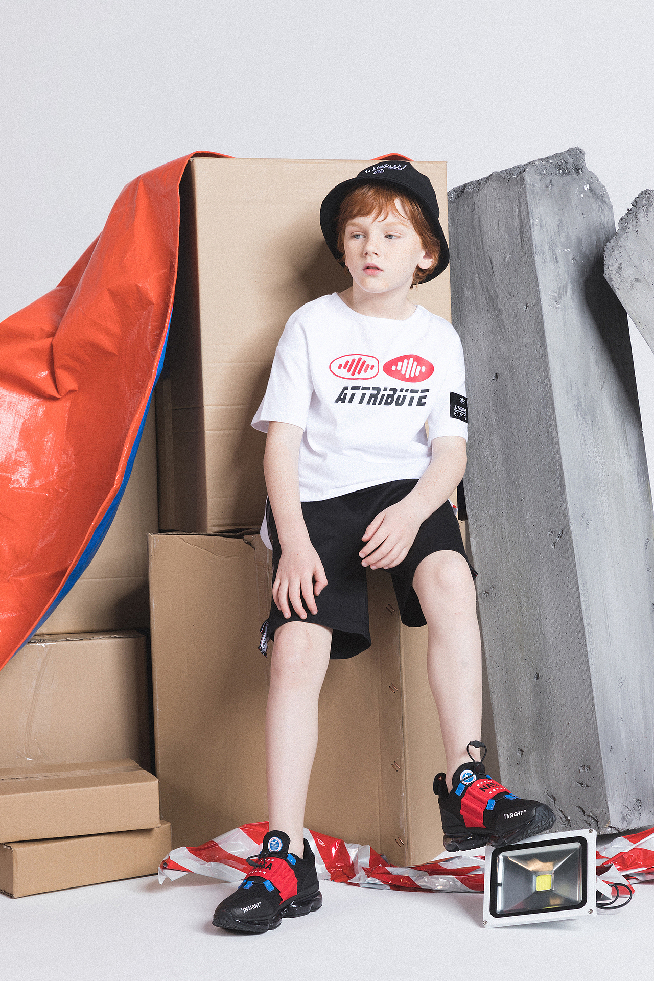 周翔宇 x Anta Kids 设计师联名| 电商运动童装摄