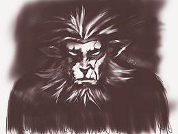 板绘练习 孙悟空 PS绘画 