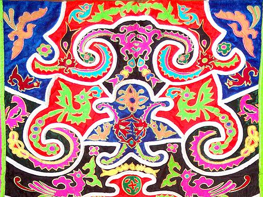 云南少數(shù)民族對壯錦的思考（個人主頁-ZMjcyMTg3Njg=） - 圖案 - 站酷設(shè)計師斯卡布羅one原創(chuàng)素材 - 站酷ZCOOL