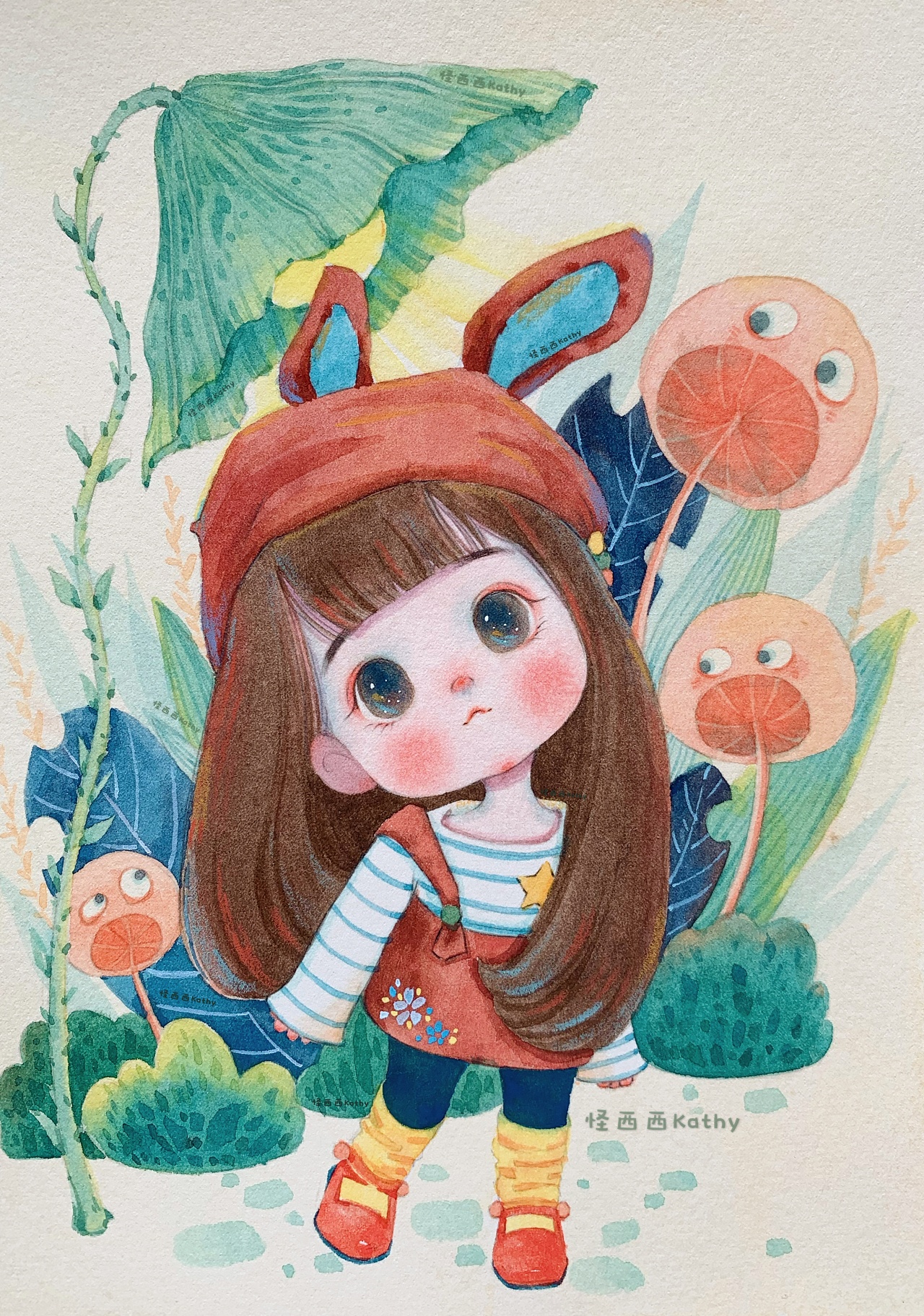 萌萌宝贝|插画|儿童插画|怪西西kathy - 原创作品 - 站酷 (zcool)