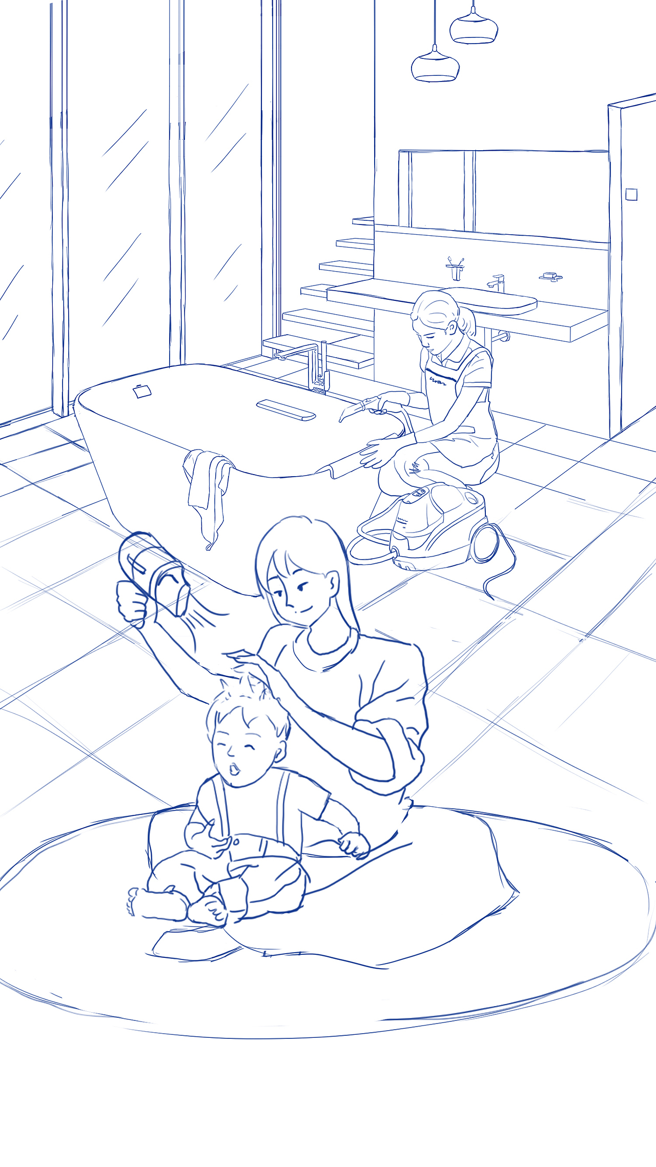 保洁页面插画脚本