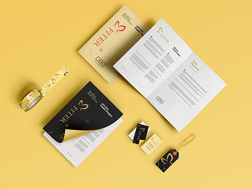 女装品牌VI-FITER（个人主页-ZMjgzMDQwMTI=） - 品牌 - 站酷设计师极智视觉设计原创素材 - 站酷ZCOOL