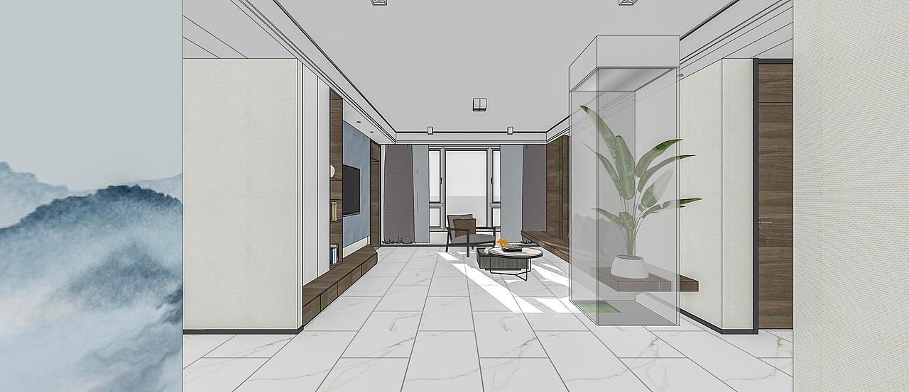 某小区住宅室内（图ZMTg4MzE5ODk2） - 家装设计 - 站酷设计师带猫走原创素材 - 站酷ZCOOL