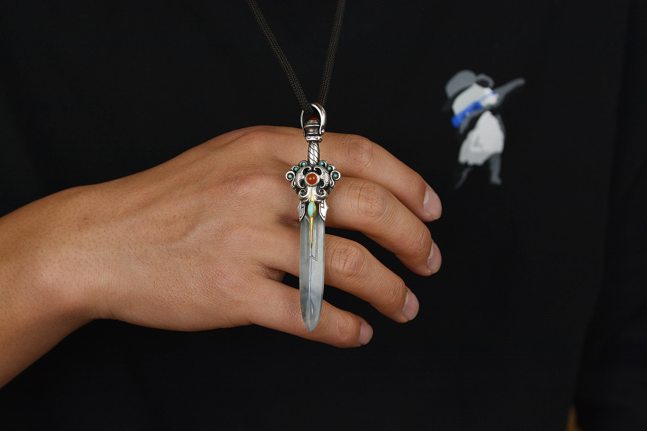 设计师作品|翡翠莫邪剑（图ZMjU0ODYzMjIw） - 首饰设计 - 站酷设计师天使原创珠宝设计原创素材 - 站酷ZCOOL