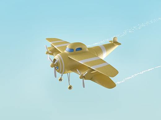 C4D玩具飛機(jī)模型（個(gè)人主頁(yè)-ZNDkwNjUyMTI=） - 其他三維 - 站酷設(shè)計(jì)師沈炎action原創(chuàng)素材 - 站酷ZCOOL