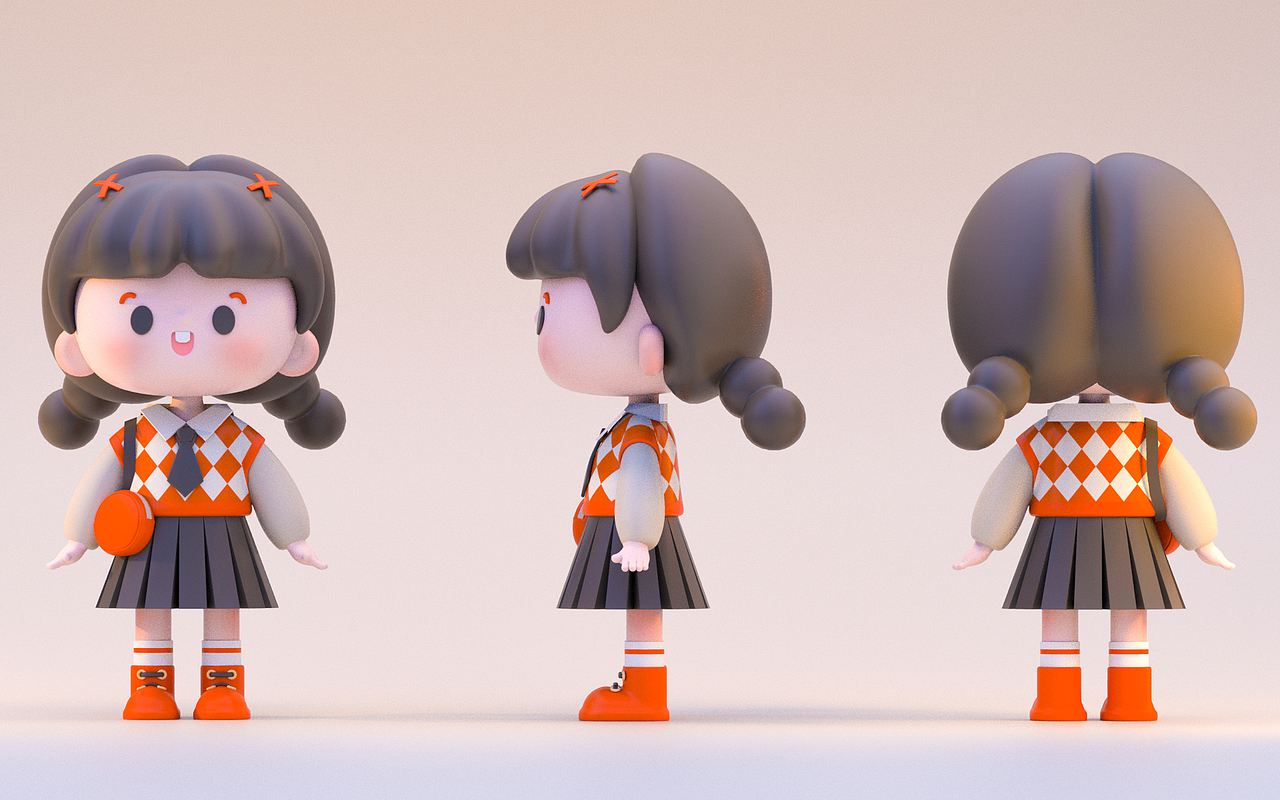 孙小彤个人IP形象设计（图ZMjc3MjM4ODgw） - IP形象 - 站酷设计师西瓜柠檬菠萝蜜原创素材 - 站酷ZCOOL