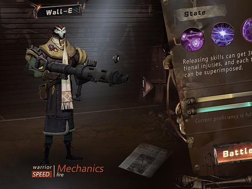 废墟风格练习（个人主页-ZMjcyOTgxMzY=） - 游戏UI - 站酷设计师进化虫原创素材 - 站酷ZCOOL