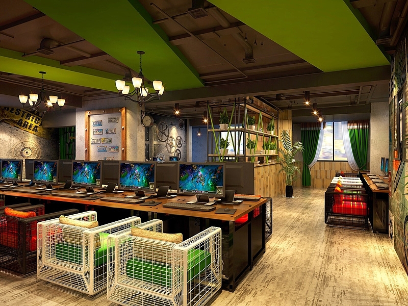 成都网咖装修设计|成都竞技馆装修设计|成都网吧装修设计