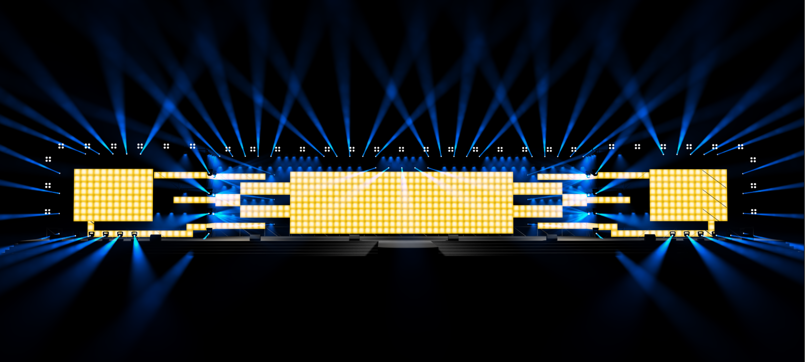 被预算毁了的年会舞美设计|空间|舞台美术|金金名名 - 原创作品