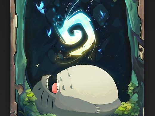 龙猫 x 炉石卡背