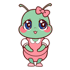 《星稚尊宝》之宝宝虫妹妹日常表情包（图ZMTc0NjExNDIw） - 网络表情 - 站酷设计师客家有礼原创素材 - 站酷ZCOOL