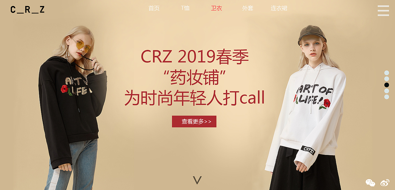 网页练习（网站首页&一屏式网页）（图ZMTY0MzI0NjU2） - 电商 - 站酷设计师一朵大梨原创素材 - 站酷ZCOOL