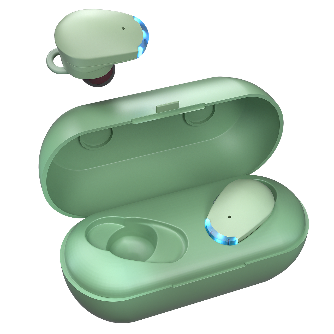 蓝牙耳机建模渲染