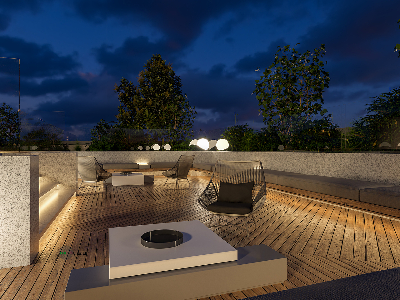 办公顶楼露台|空间|家装设计|霸都thes_原创作品-站酷zcool