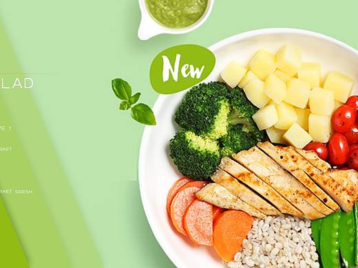 沙拉banner（个人主页-ZMzgzMzU1ODQ=） - 运营设计 - 站酷设计师倪孀原创素材 - 站酷ZCOOL