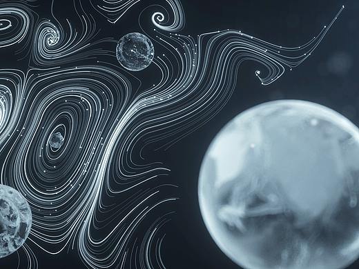 C4D粒子螺旋星空特效X-Particles