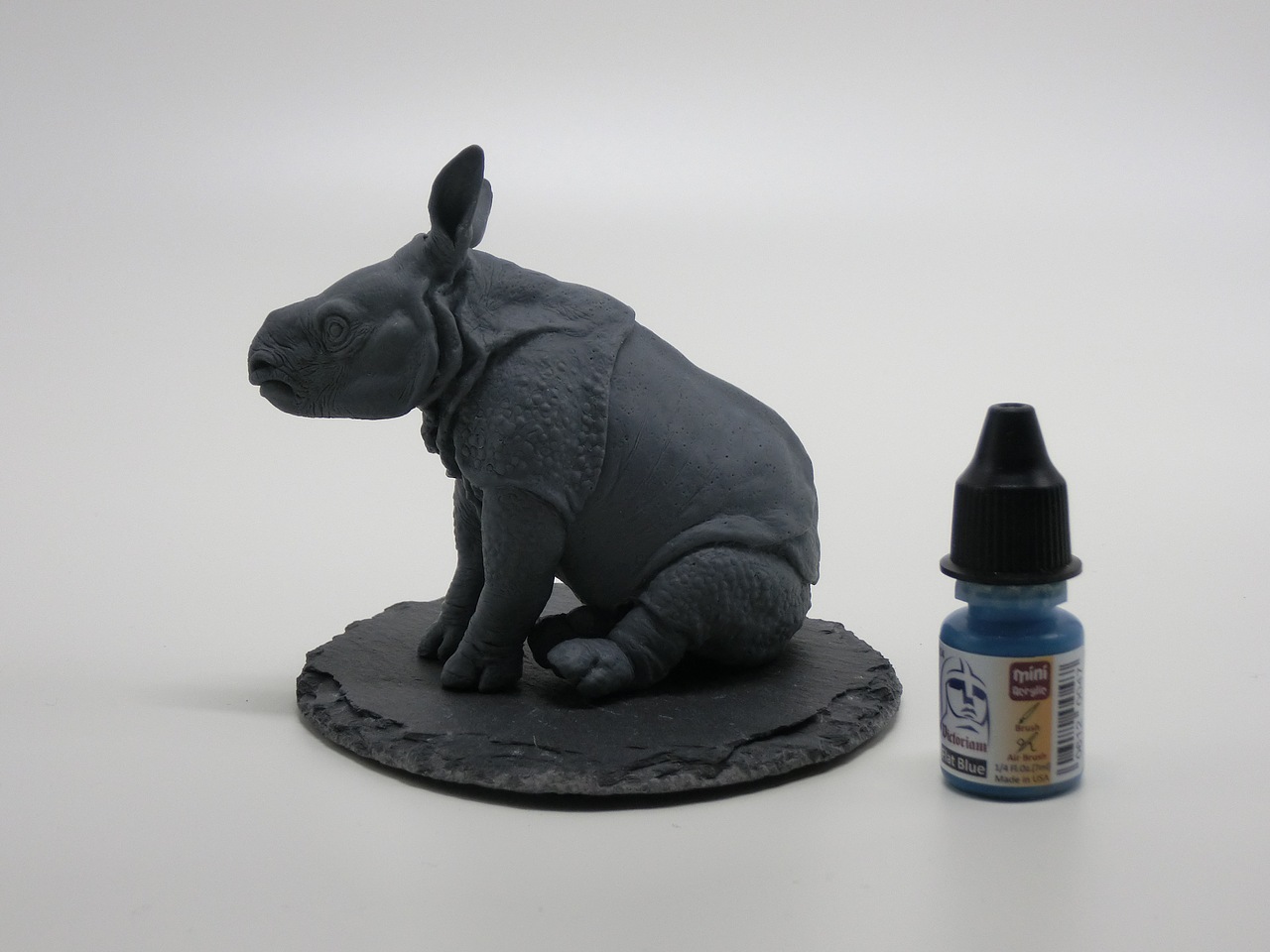 印度犀牛幼崽 白模及泥稿展示（图ZMTM2NzI0MTU2） - 手办/模玩 - 站酷设计师旷野之息工作室原创素材 - 站酷ZCOOL