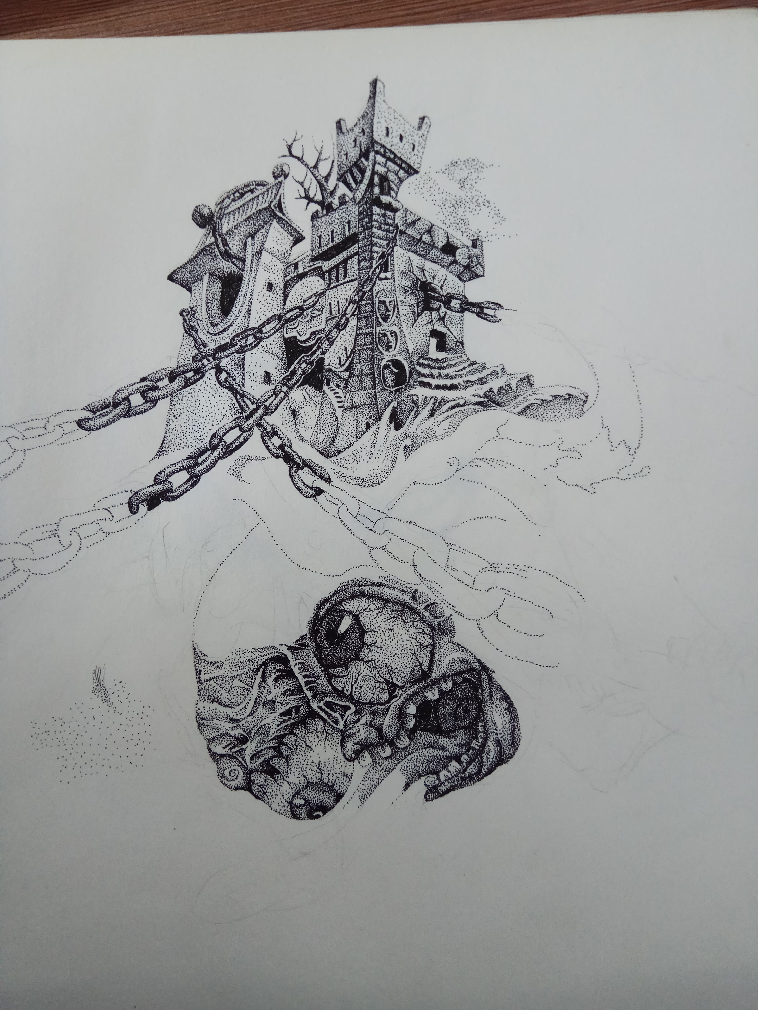 点绘《幻化》|纯艺术|绘画|fieryu - 原创作品 - 站酷 (zcool)