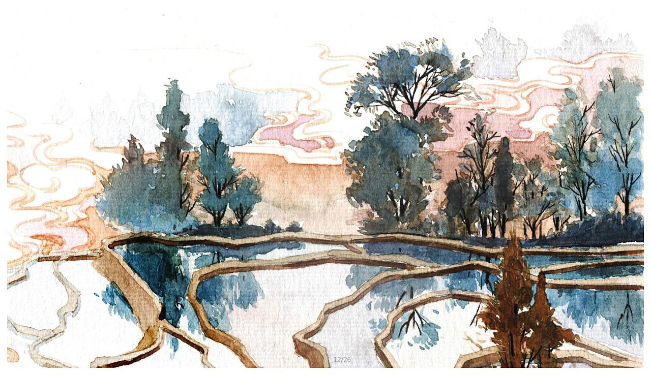 《滇南梦影录》水彩云南·附细节