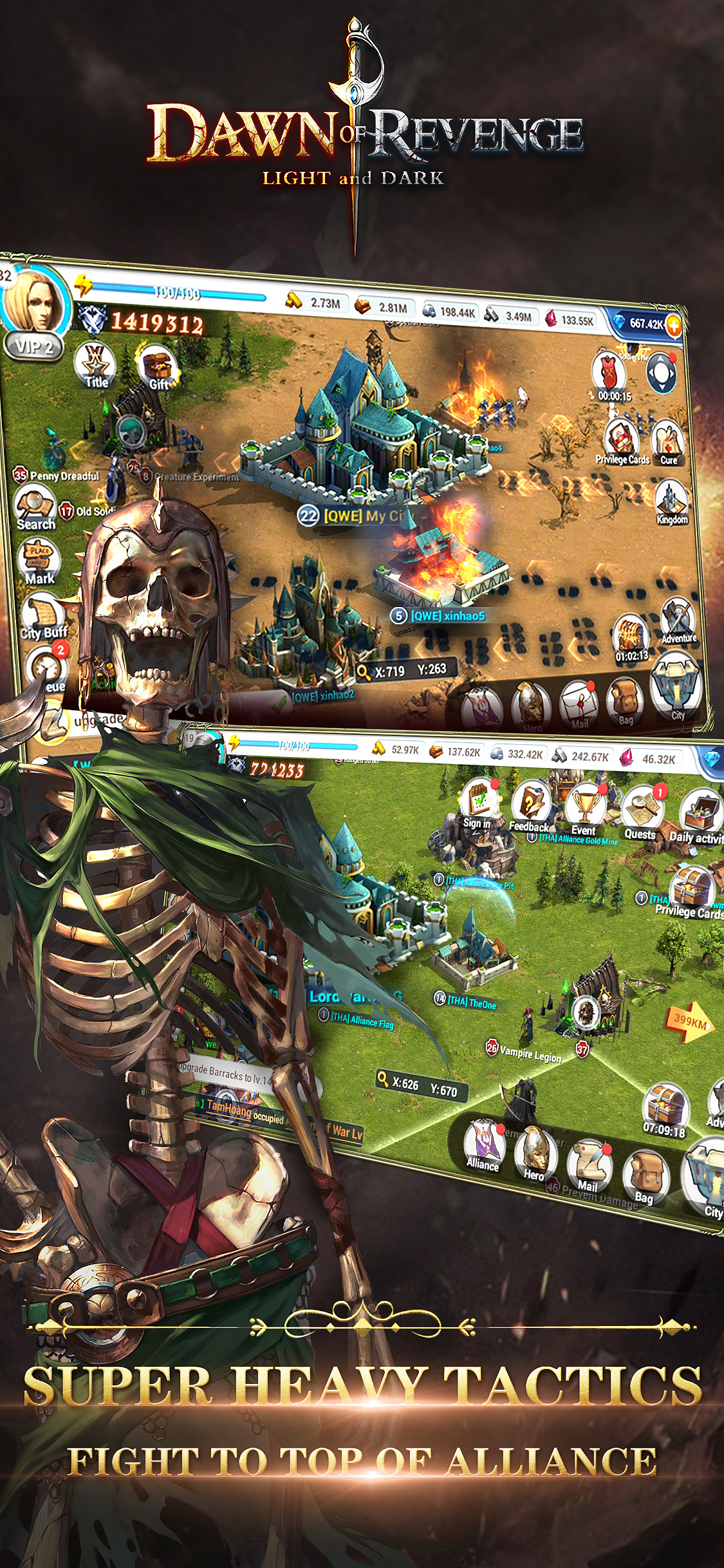 欧美暗黑系游戏平面宣传图