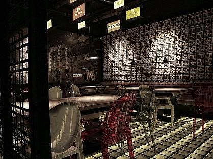 郑州中式川菜馆装修设计案例借鉴参考_京创装饰