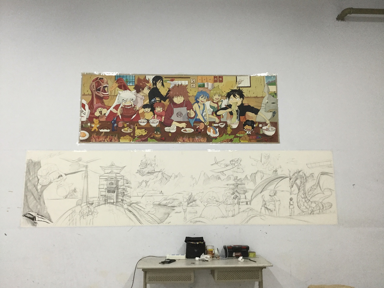 向宫崎骏致敬（图ZMzU5NDA1NDA=） - 单幅漫画 - 站酷设计师狱炼梵高原创素材 - 站酷ZCOOL