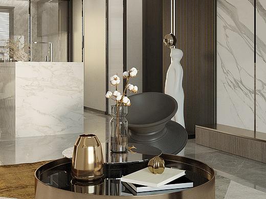 暗色系现代轻奢风格