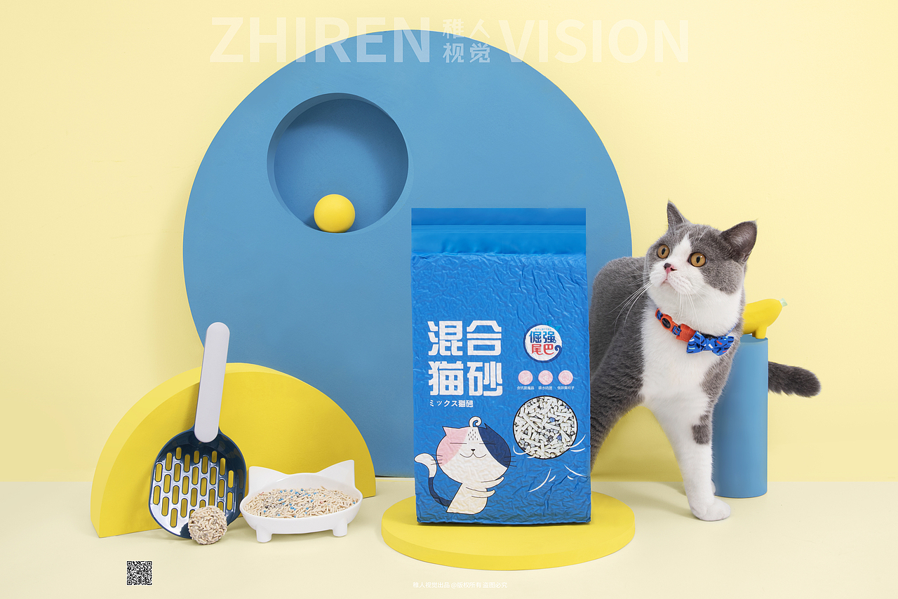 立白乐宠-倔强的尾巴猫砂产品摄影（图ZMjI4MzkwMTY0） - 产品摄影 - 站酷设计师稚人视觉影像原创素材 - 站酷ZCOOL