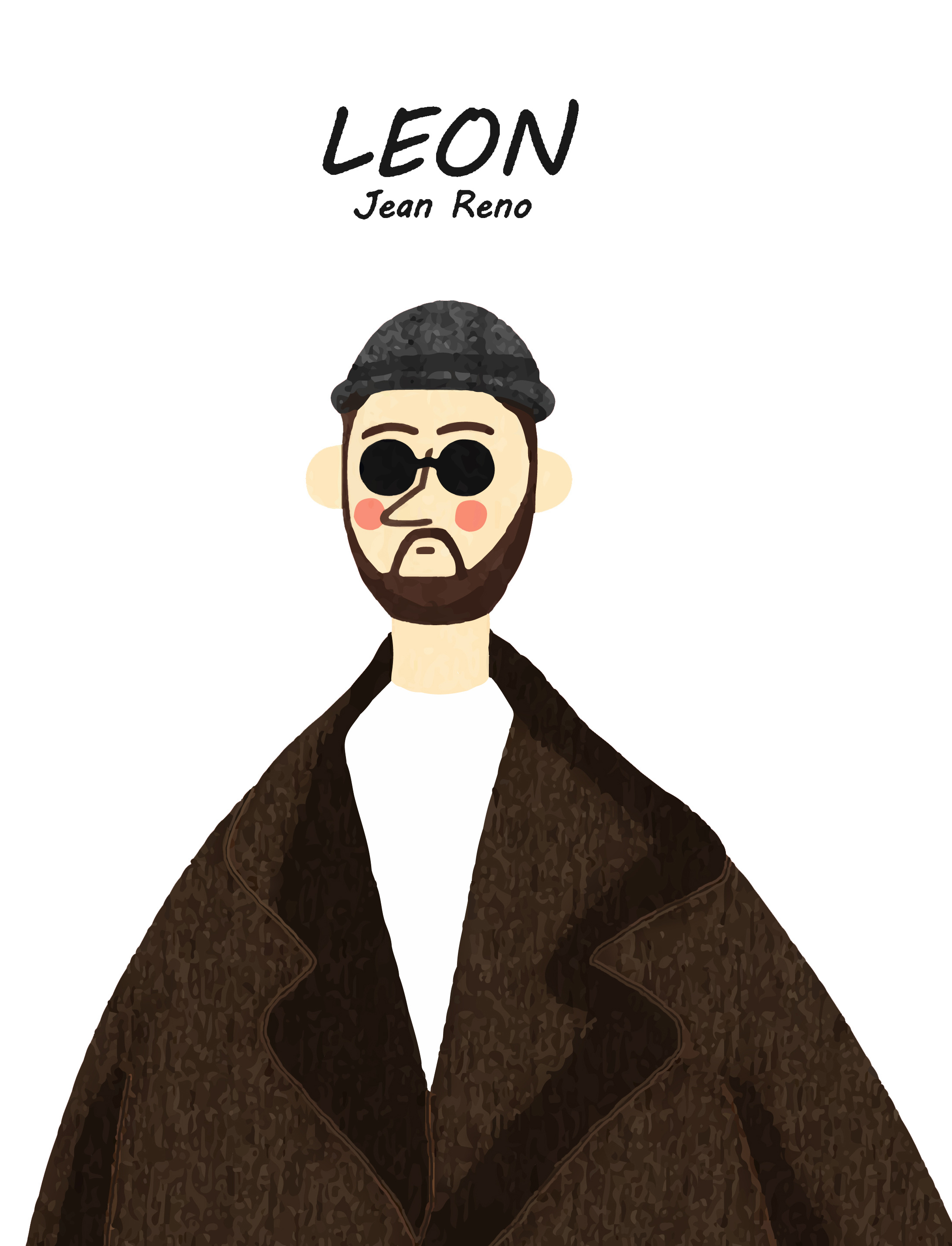 临摹这个杀手不太冷系列|插画|创作习作|壮哉我腹黑小甜甜 - 原创作品