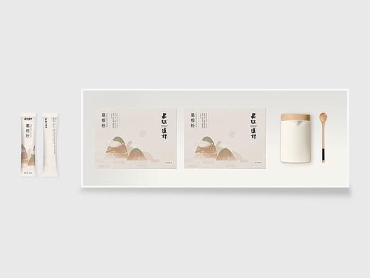 无形线设计-葛根粉农产品礼盒包装设计