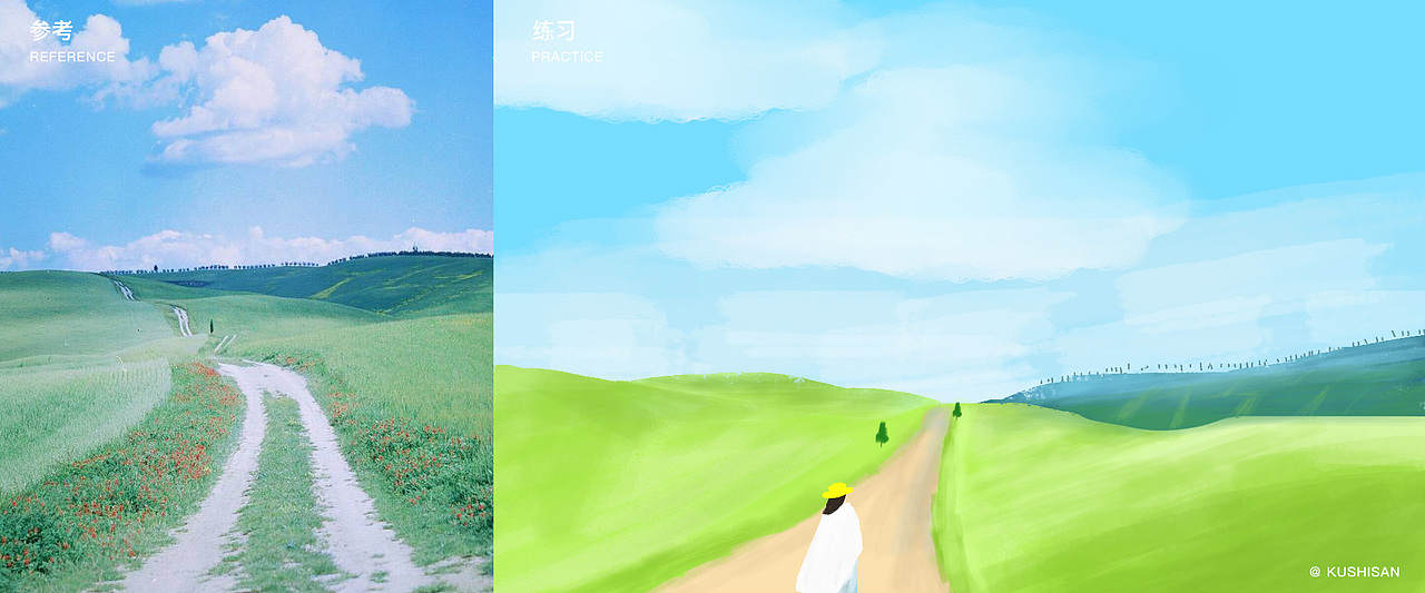 速涂练习（图ZMjU4NjE4MDYw） - 创作习作 - 站酷设计师拾叁尔呀原创素材 - 站酷ZCOOL