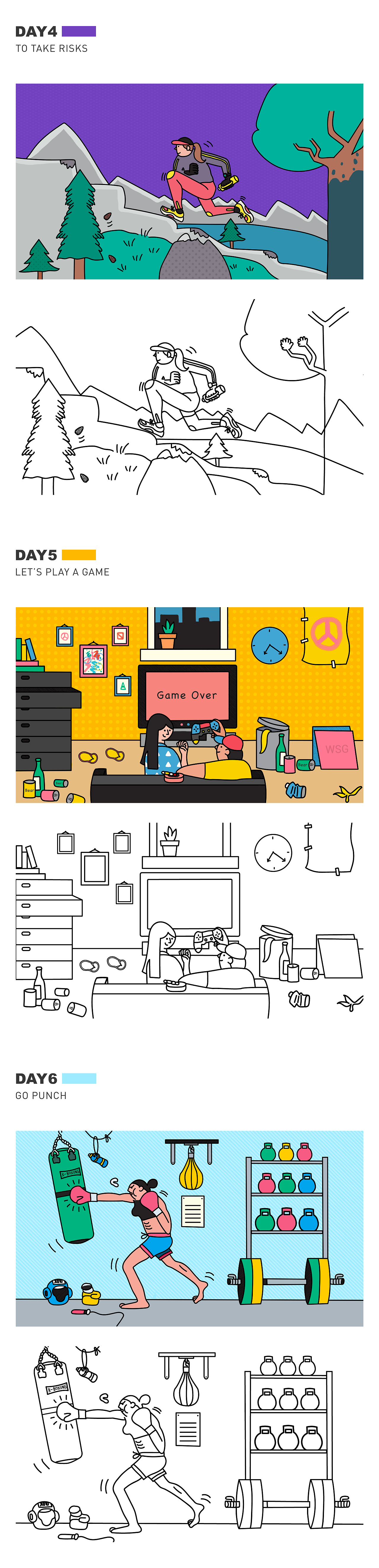 y园糖插画打卡21一天第一周作业总结