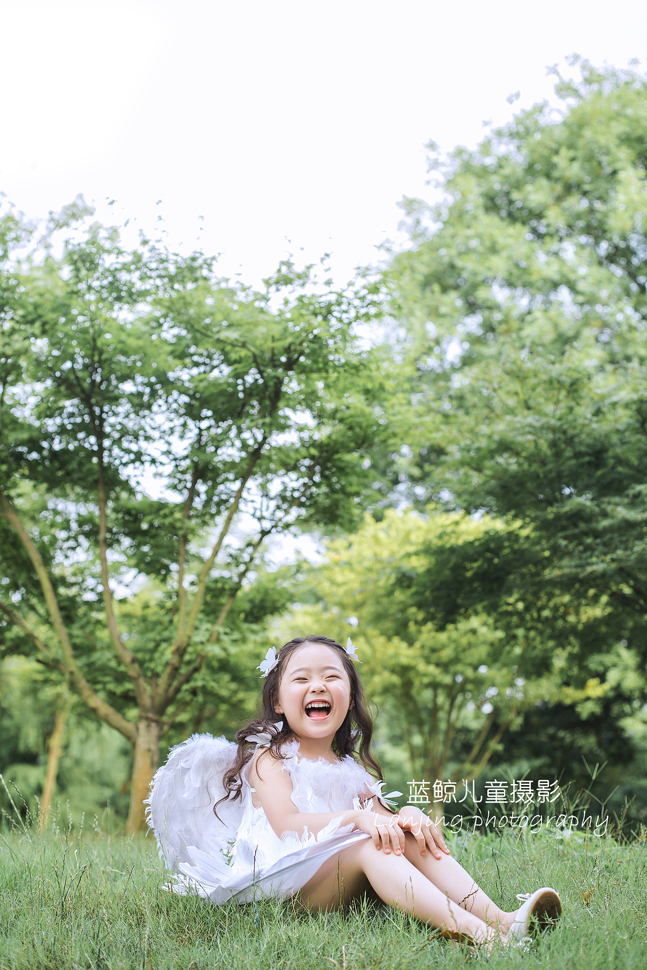 蓝鲸儿童摄影|女孩周岁照外景拍摄