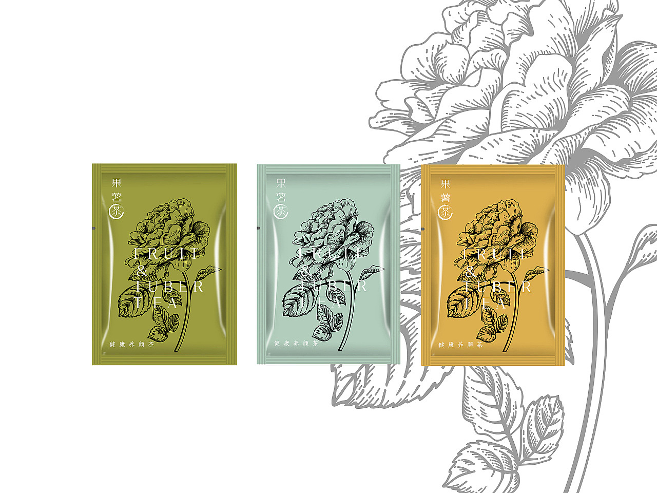 果茶包装设计 | 将春天装进暖冬的茶杯里