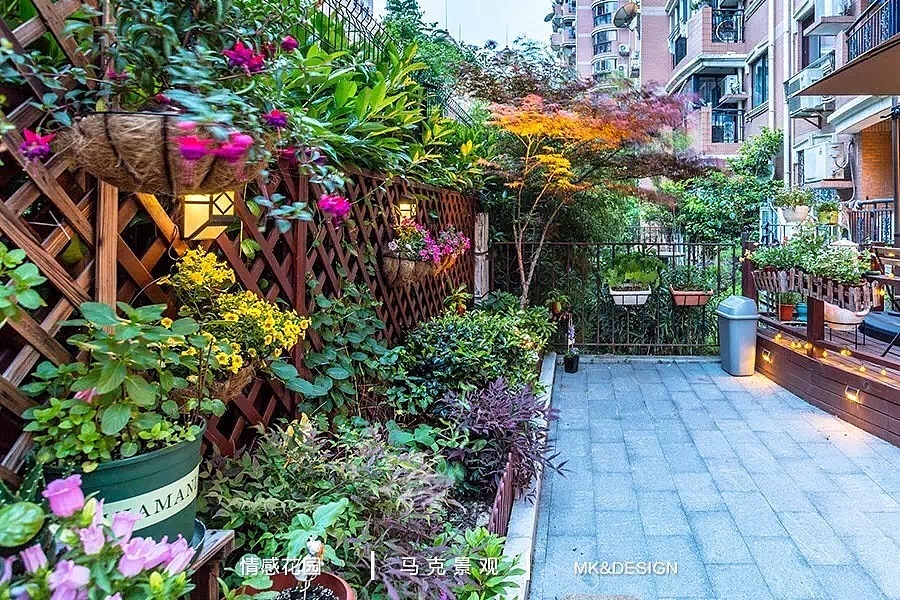 充满了生活气息的花园设计小院子