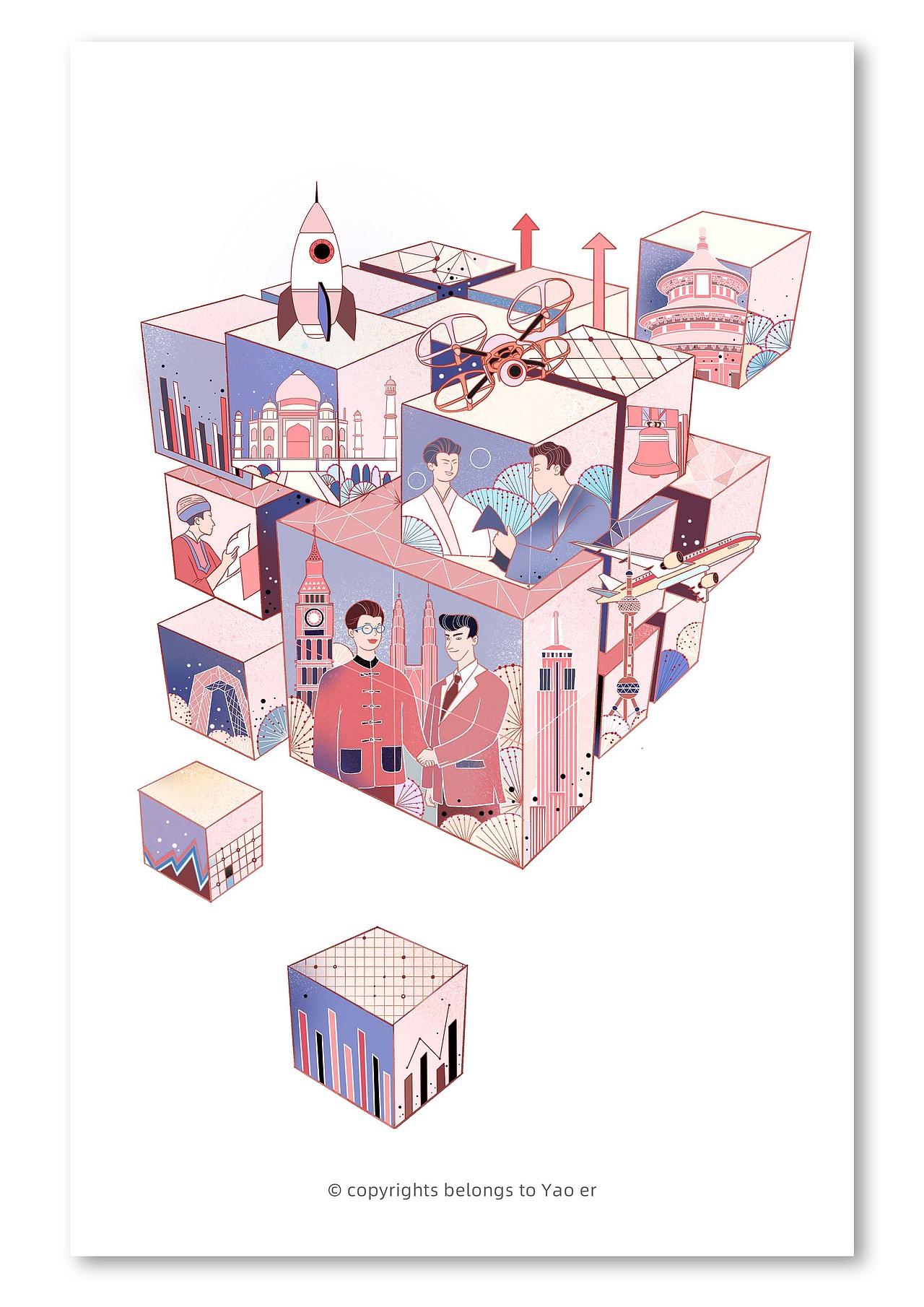 尧耳2020插画集(图ZMjQ1MDcxMzQw) - 商业插画 - 站酷设计师尧耳原创素材 - 站酷ZCOOL