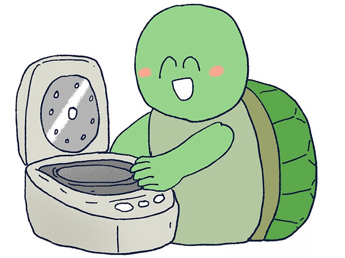小乌龟的蒸大米饭教学