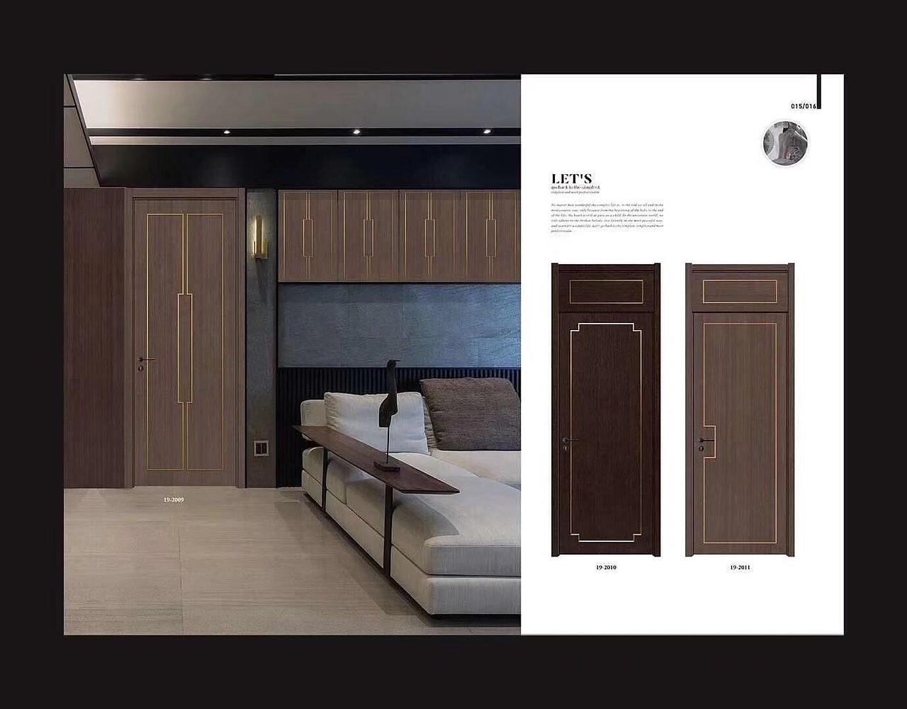 郑州最新板式家具全屋图册色卡设计制作轻奢极简木门
