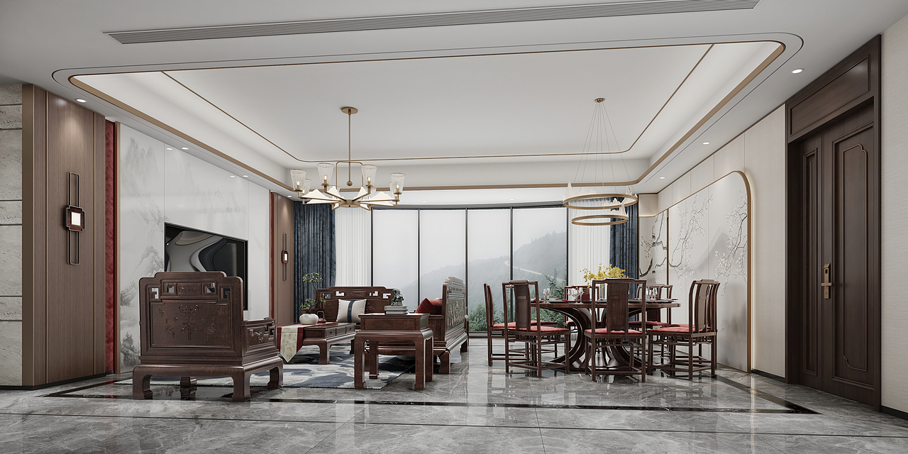 壹创设计 |广州张宅别墅（图ZMjg0NTU3NDAw） - 建筑设计 - 站酷设计师壹创设计A原创素材 - 站酷ZCOOL