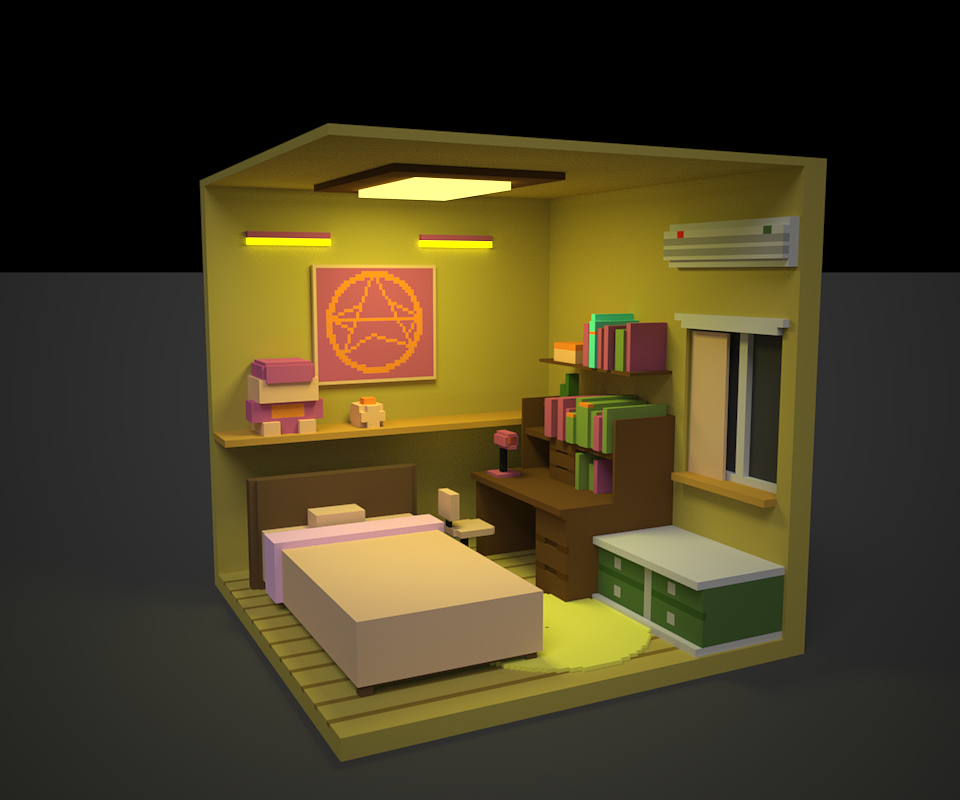 3d室内场景练习