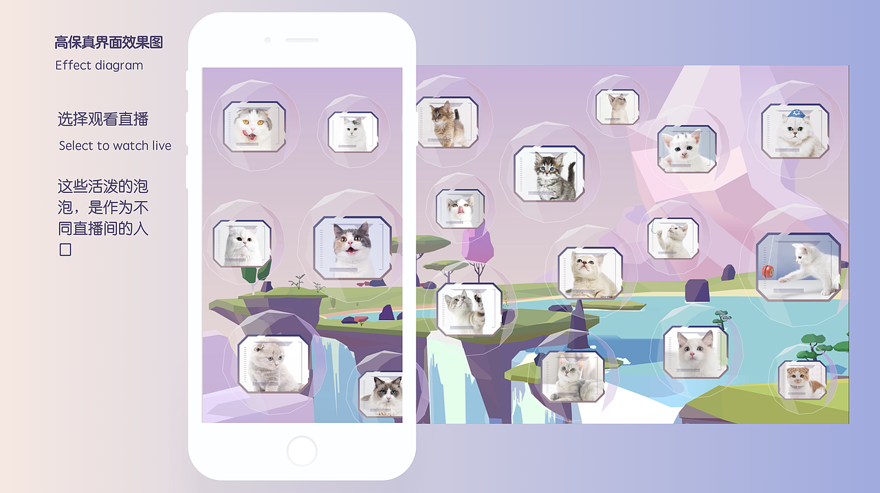 PETPLANRT宠物直播互动平台（图ZMTQ2MTc0NTIw） - APP界面 - 站酷设计师卢婉屏原创素材 - 站酷ZCOOL