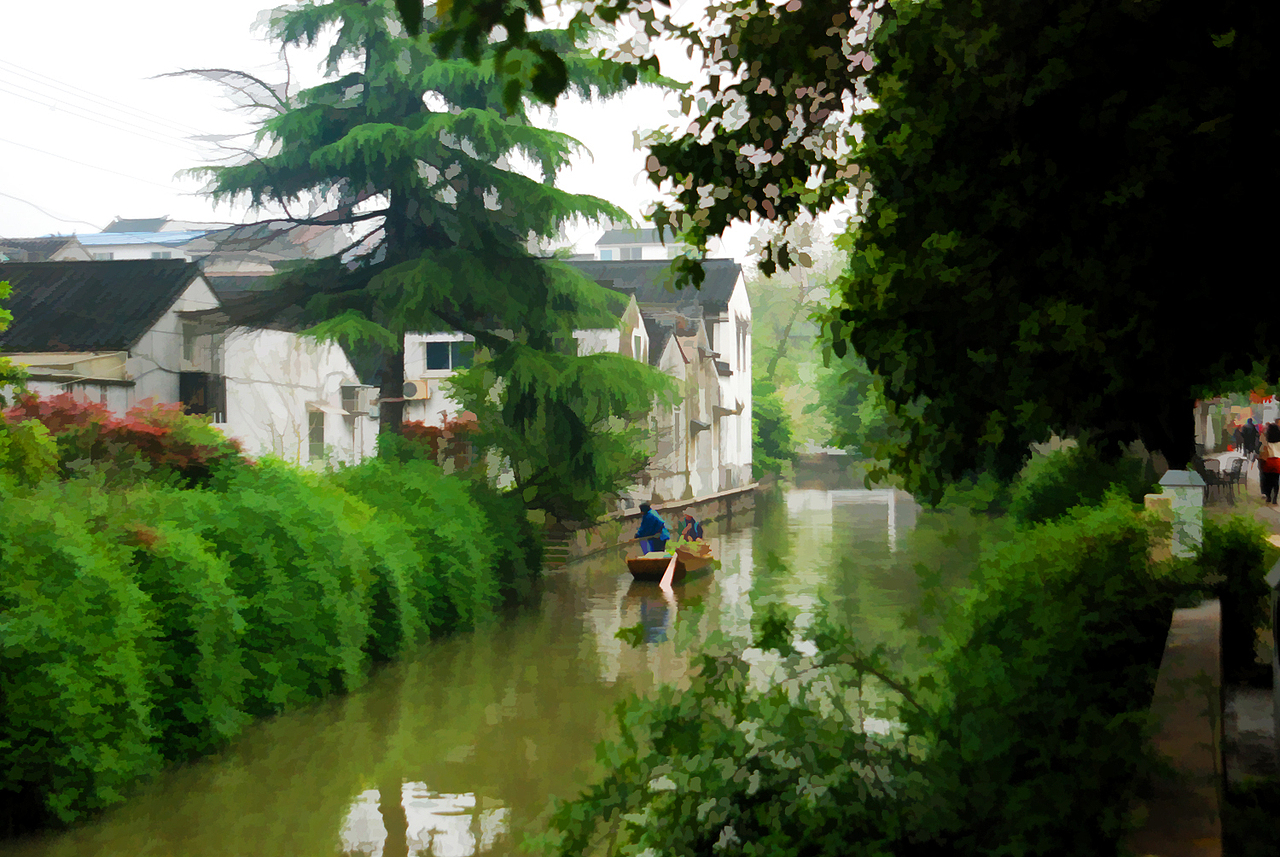 拙政园以及平江路上