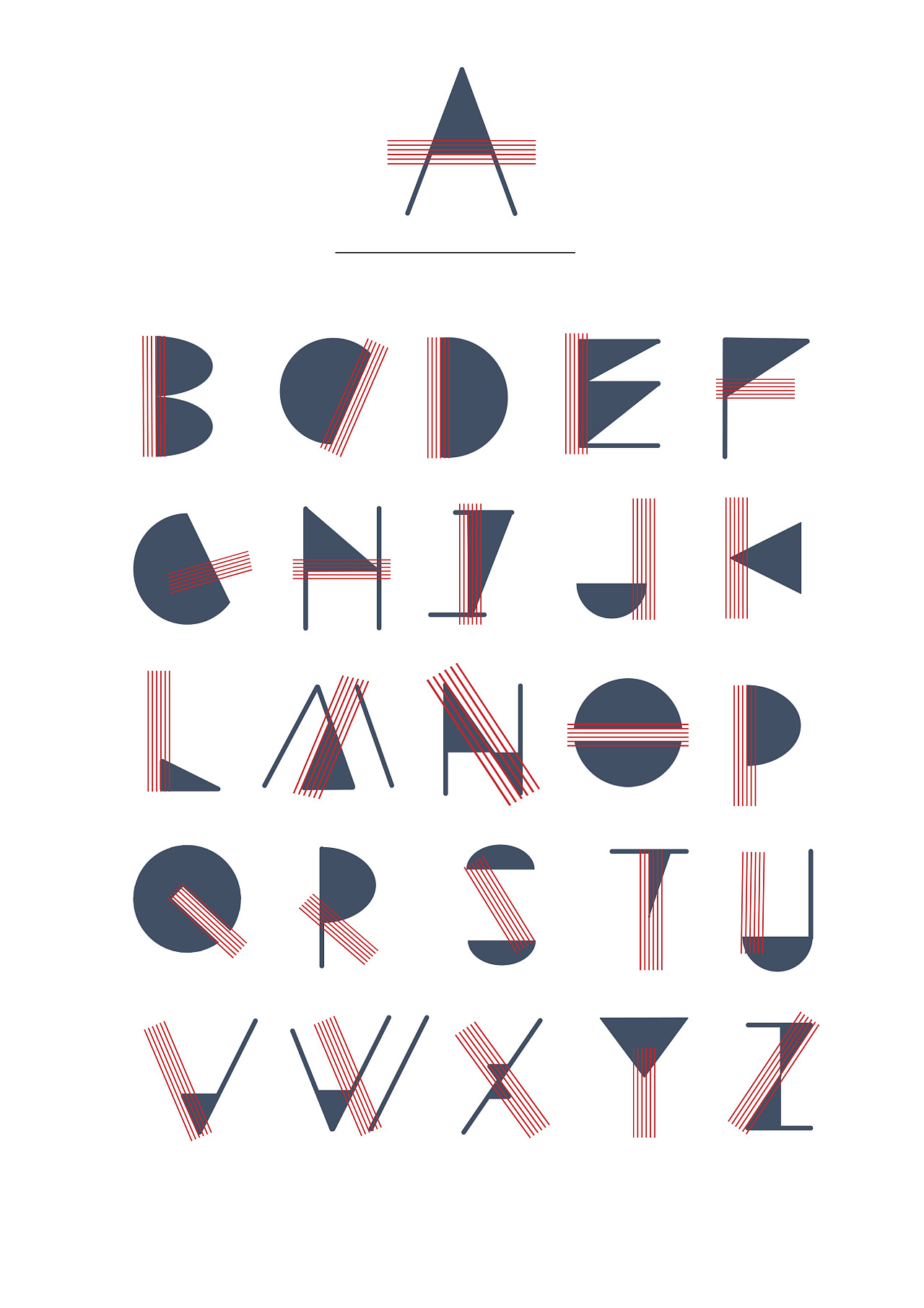 26个英文字母设计 原创作品 站酷 Zcool