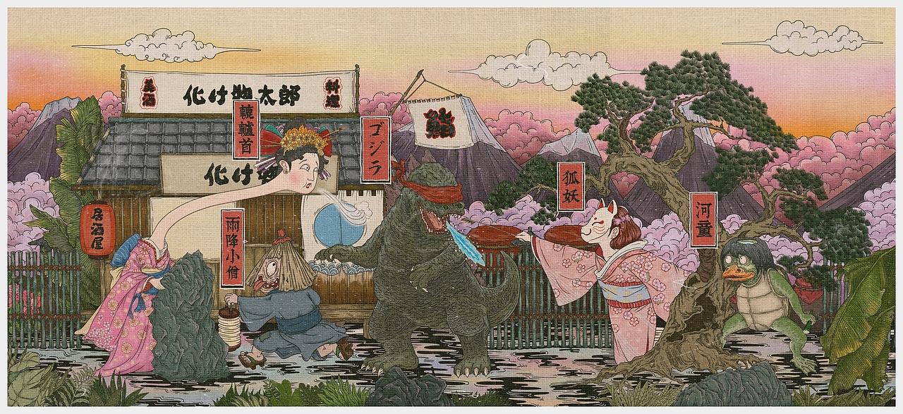 和风妖怪哥斯拉