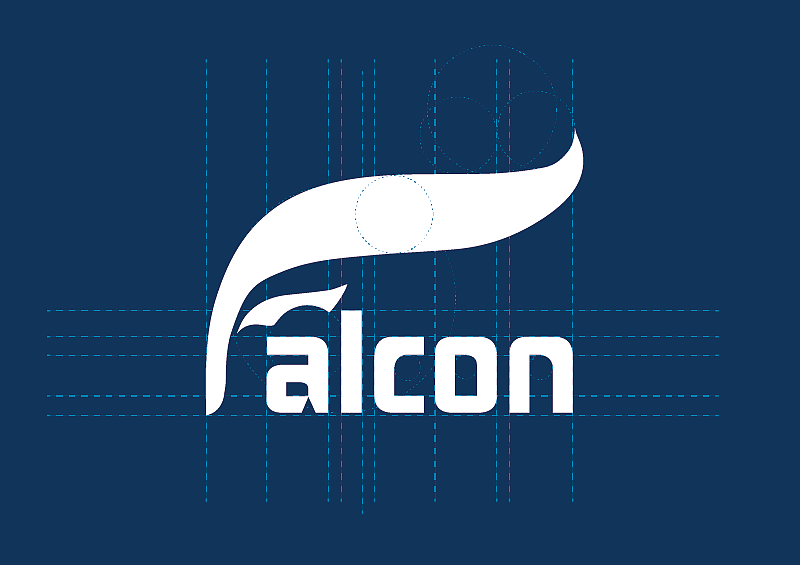 falcon-猎鹰logo设计-游戏风